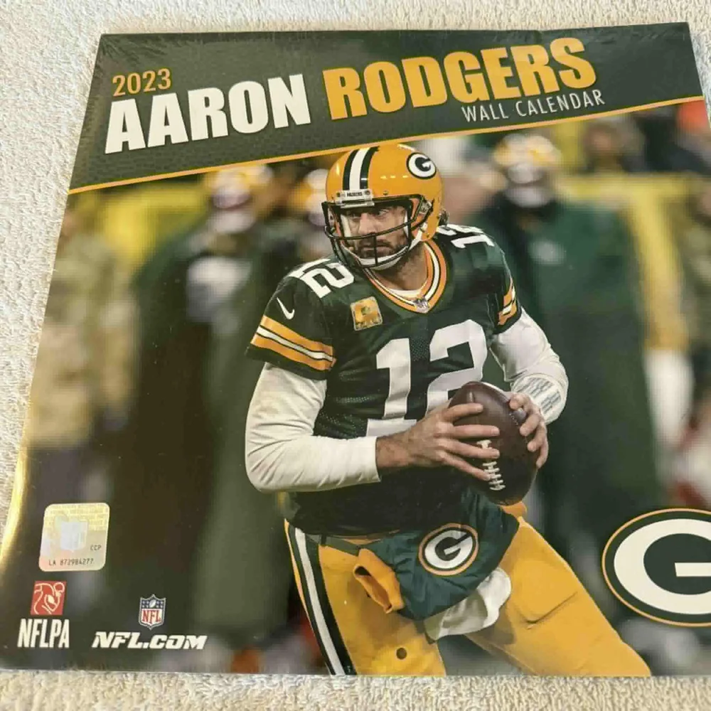 Aaron Rodgers Turner Licensing 2023 Wall Calendar Sealed ISBN 978-1469394428